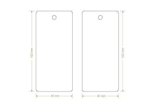 Картонен етикет Модел HT-M112