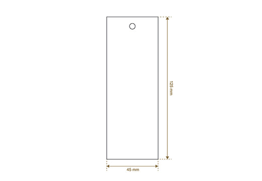 Картонен етикет за дрехи Glamor Style Модел HT-M123