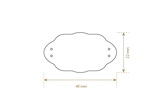 Етикет от естествена кожа Модел EP-M13