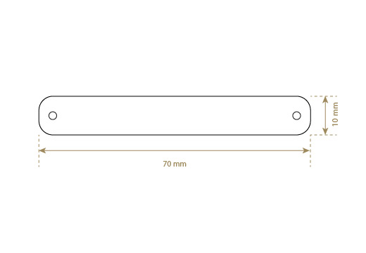 Етикет от изкуствена кожа Модел EP-M130