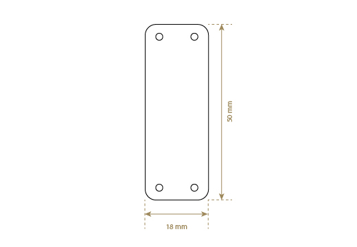 Етикет от изкуствена кожа Модел EP-M159