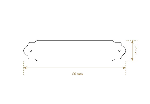 Етикет от естествена кожа Модел EP-M16