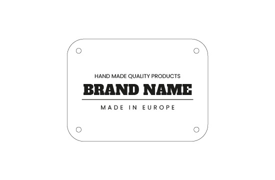 Етикет от естествена кожа Модел EP-M23