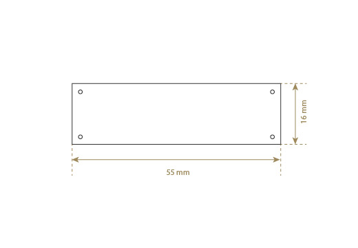 Етикет от естествена кожа Модел EP-M34