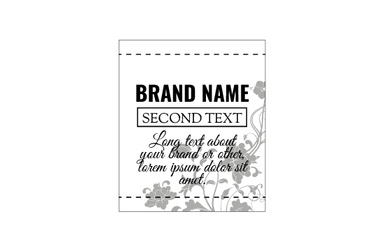 Етикет от естествена кожа Модел EP-M41