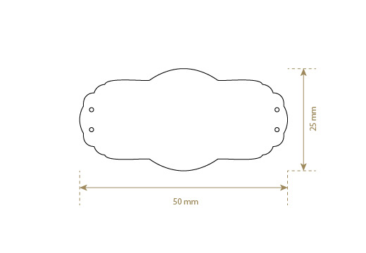 Етикет от естествена кожа Модел EP-M5