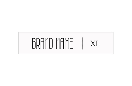 Печатен текстилен етикет Whim Style Модел TL-M23