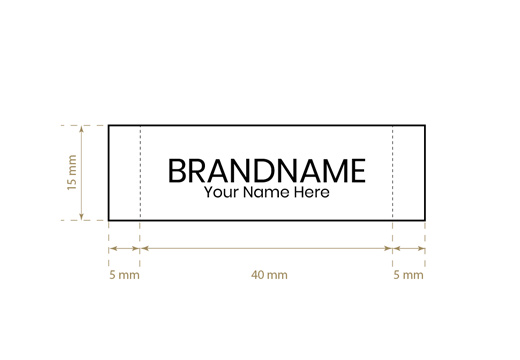 Тъкани етикети Модел WL-M10