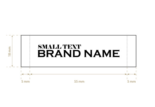 Текстилни тъкани етикети Regular Style Модел WL-M18