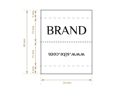 Жакардови етикети Whim Style Модел WL-M41